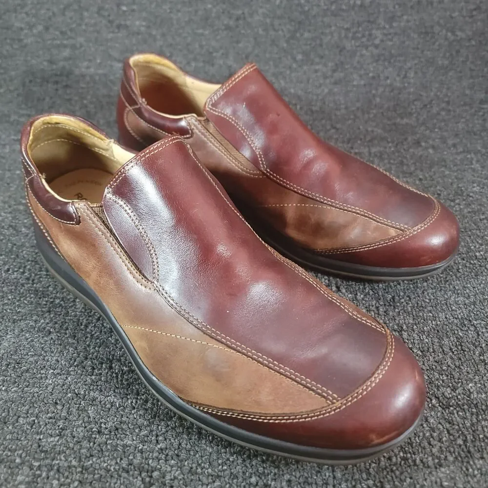 Rockport Shoes Mens 10.5 M  Loafers Brown Leather Slip On Casual Dress